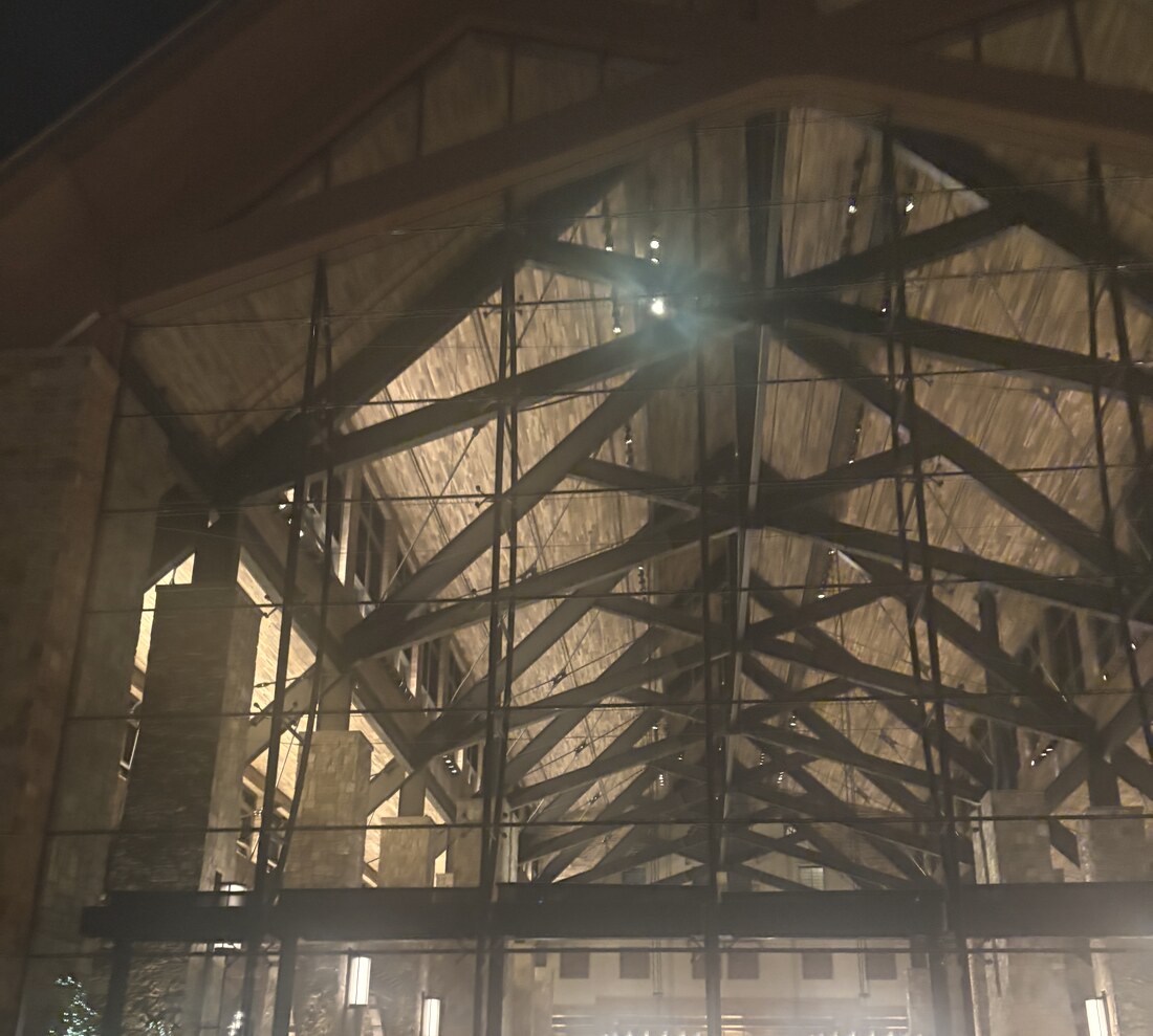 Under the timbers