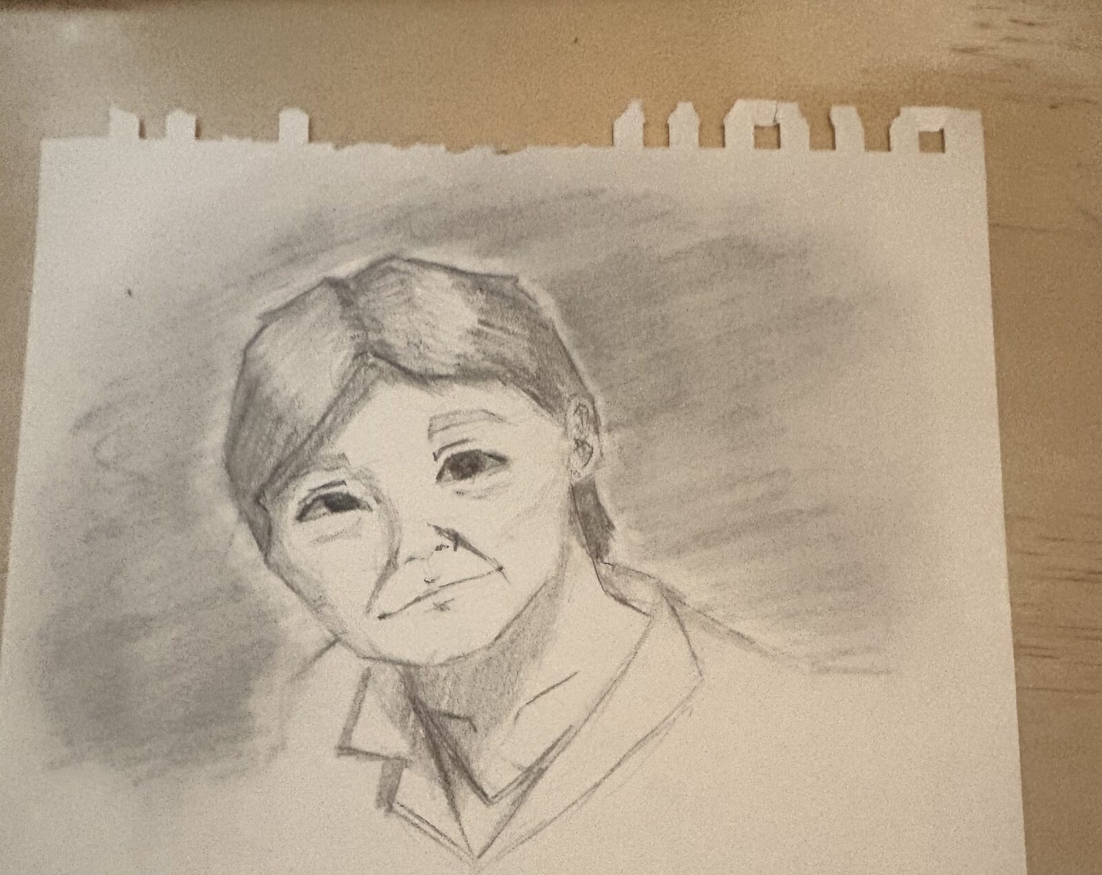 A pencil portrait